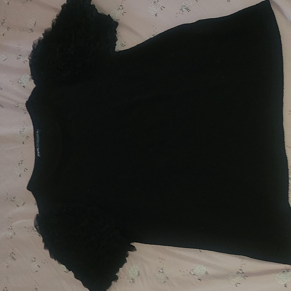 Zara puffy sleeve top